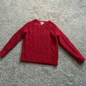 Crewcuts Kids Cable Knit Fisherman’s Sweater